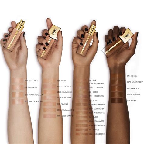 ysl touche eclat foundation swatches bd25